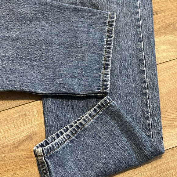 Men's Levis 550 Relaxed Fit Denim Jeans SZ 40x30 Blue Cotton VTG Red Tab - Picture 7 of 12